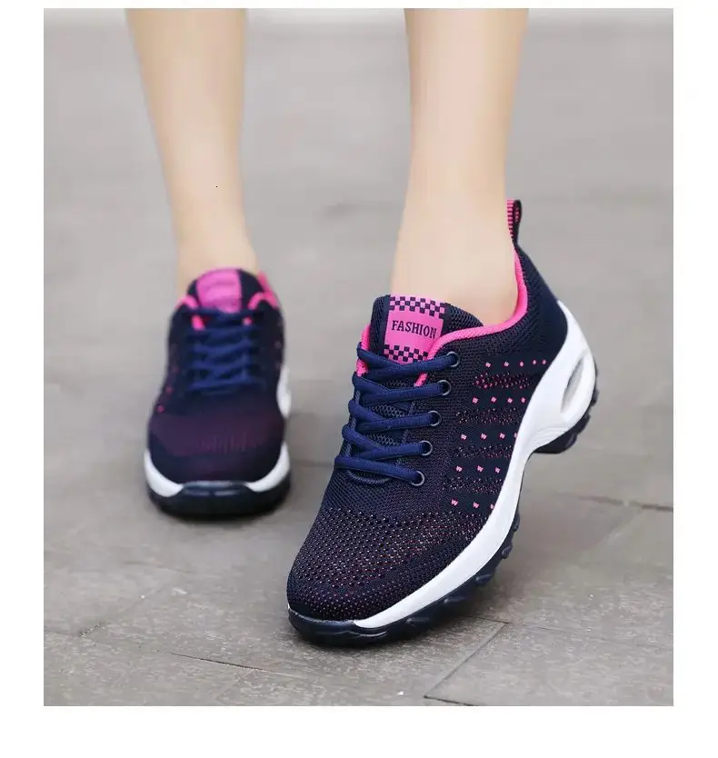 Women's Shoes Air Cushion Sports Shoes Large Size Running Shoes Breathable Mesh Hollow Vulcanized Shoes Zapatos De Mujer 2021
Women's Shoes Air Cushion Sports Shoes Large Size Running Shoes Breathable Mesh Hollow Vulcanized Shoes Zapatos De Mujer 2021