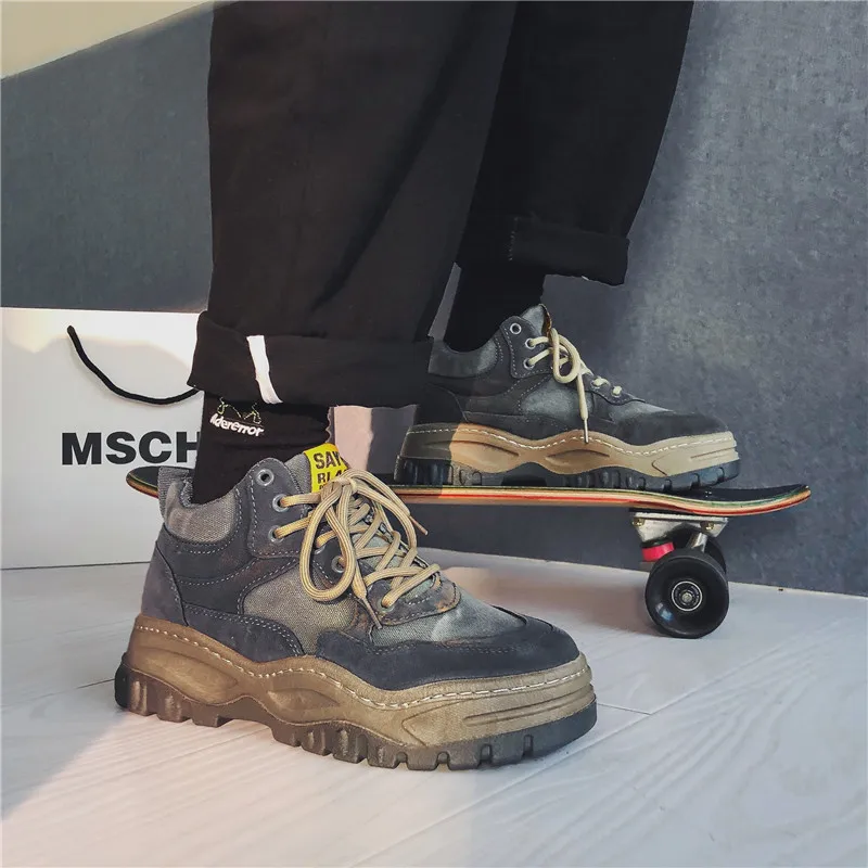 Men Casual Shoes Lace-up Comfortable Outdoor Sneakers For Male Fashion High Quality Non-slip Design Men Shoes
Men Casual Shoes Lace-up Comfortable Outdoor Sneakers For Male Fashion High Quality Non-slip Design Men Shoes