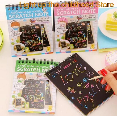 Colorful Magic Drawing Board Paper Painting Scraping Children Kids learning Education Toys Painting Doodle Scratch Toys 
Colorful Magic Drawing Board Paper Painting Scraping Children Kids learning Education Toys Painting Doodle Scratch Toys