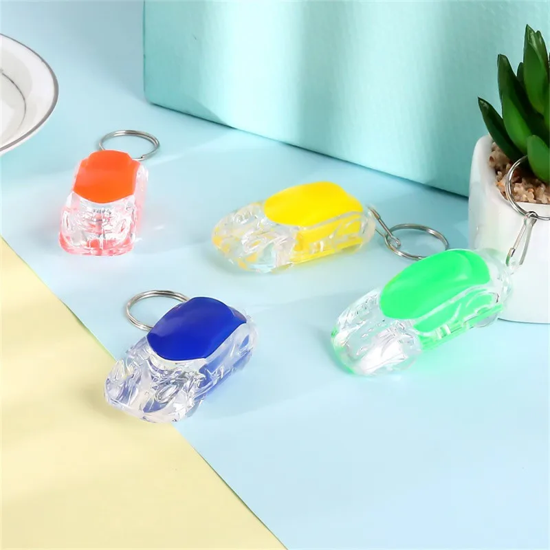 LED Flashlight Keychain Women Man Charm Gifts Keyring Jewelry Accessories Colorful Car Shaped Key Chain
LED Flashlight Keychain Women Man Charm Gifts Keyring Jewelry Accessories Colorful Car Shaped Key Chain