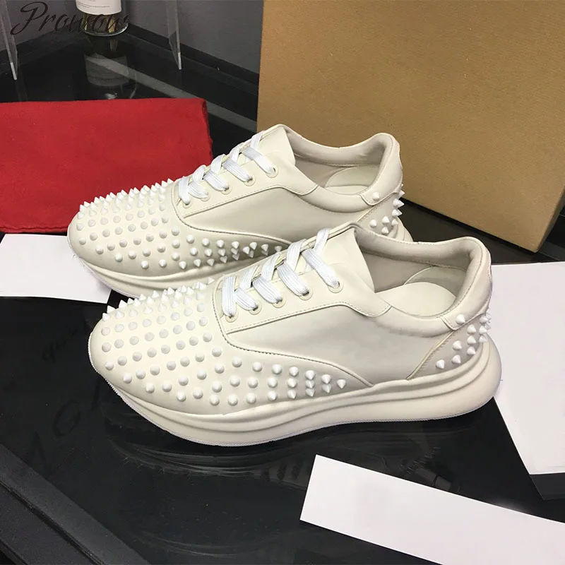 Prowow New couple shoes rivets 5D color printing two-color non-slip outsole men and women same style casual shoes size 35-45
Prowow New couple shoes rivets 5D color printing two-color non-slip outsole men and women same style casual shoes size 35-45