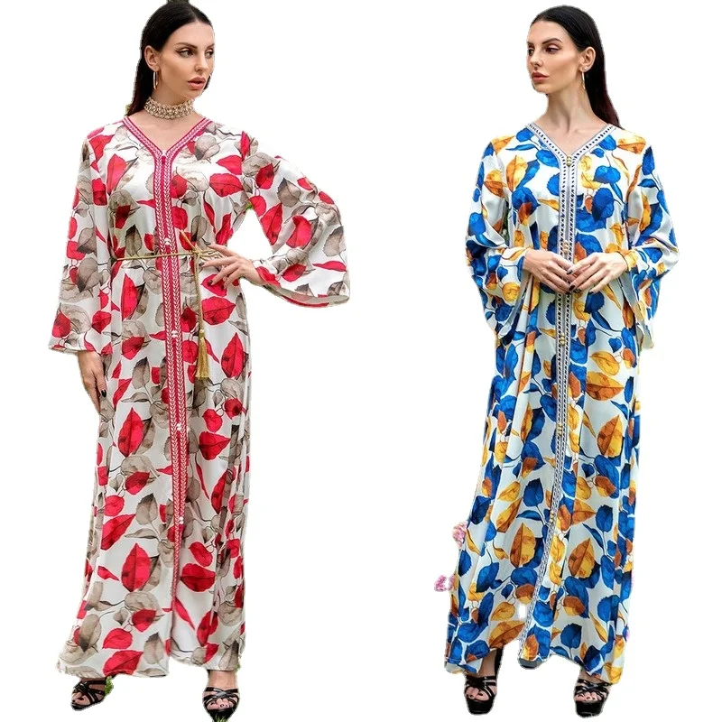 African Elegant Long Sleeve Dresses For Women New Muslim Fashion Abayas Embroidery Robe Kaftan Dress Moroccan Turkish
African Elegant Long Sleeve Dresses For Women New Muslim Fashion Abayas Embroidery Robe Kaftan Dress Moroccan Turkish