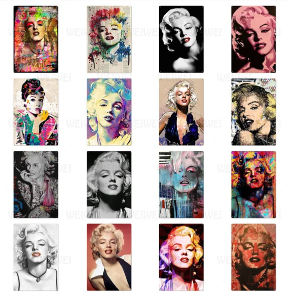 Beauty Star Iron Sign Retro Home Decoration Metal Plate Marilyn Monroe Pop Art Wall Picture Tin Plaque Poster Vintage Room Decor
Beauty Star Iron Sign Retro Home Decoration Metal Plate Marilyn Monroe Pop Art Wall Picture Tin Plaque Poster Vintage Room Decor