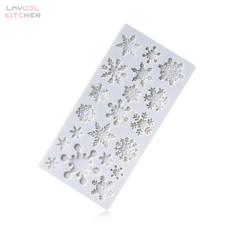 Christmas Snowflake Silicone Molds Chocolate Fudge Cake Decoration Molds DIY Baking Tools Christmas Decoration 
Christmas Snowflake Silicone Molds Chocolate Fudge Cake Decoration Molds DIY Baking Tools Christmas Decoration