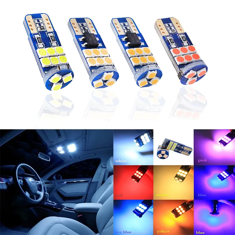2PCS Explosive decoding non-polar 15 crystal 3030 led T10 constant current small lamp reading light door light makeup lamp
2PCS Explosive decoding non-polar 15 crystal 3030 led T10 constant current small lamp reading light door light makeup lamp