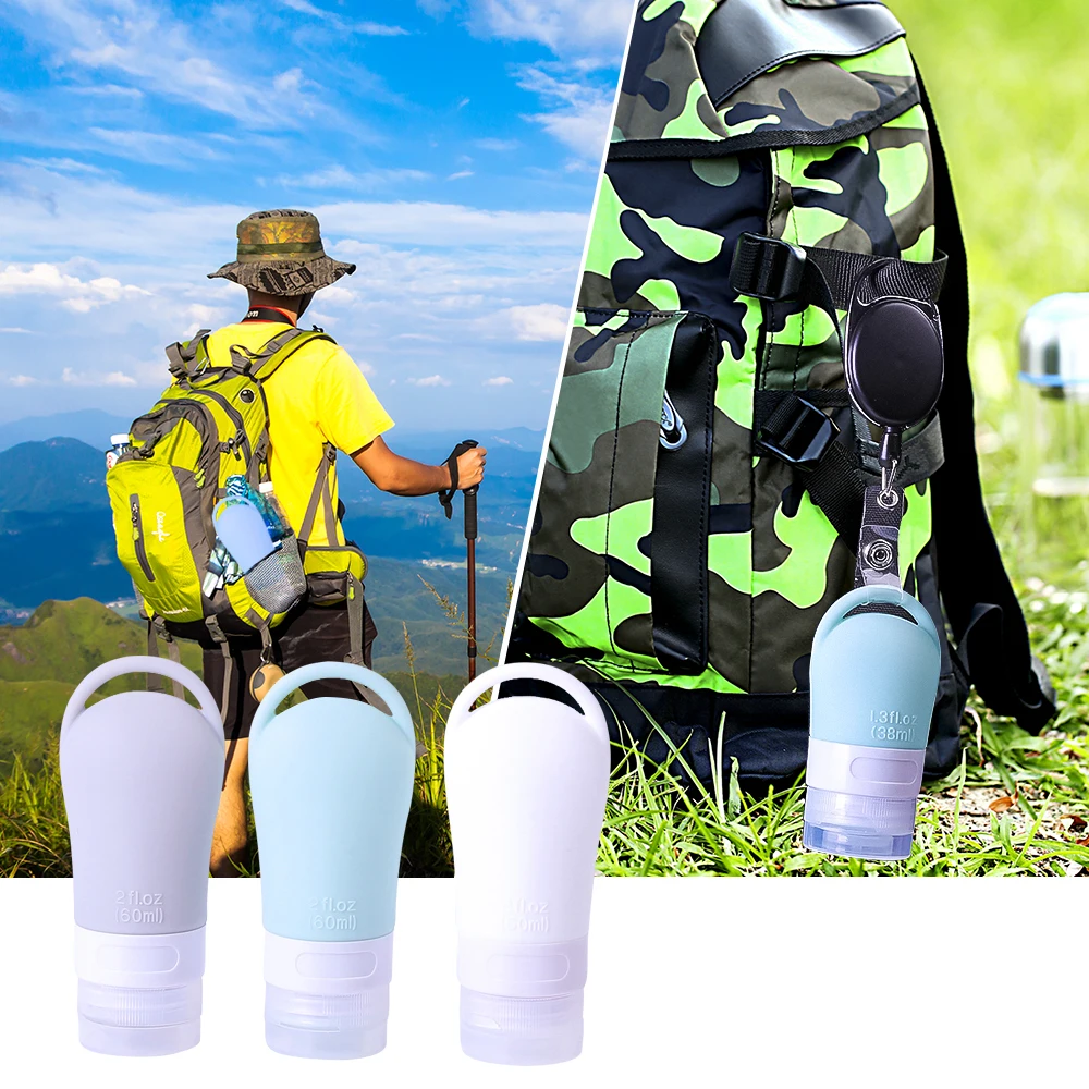 1pc Portable Flexible Easy To Squeeze Silicone Travel Bottle Facial Cleanser Shampoo Bath Bottles Container Leak-proof
1pc Portable Flexible Easy To Squeeze Silicone Travel Bottle Facial Cleanser Shampoo Bath Bottles Container Leak-proof