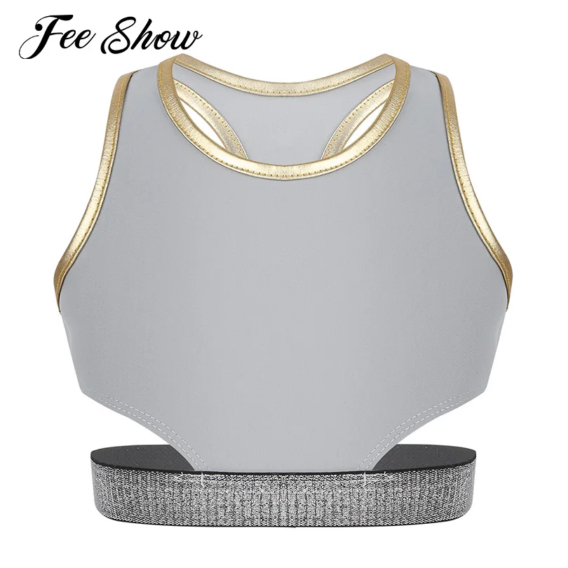 Спортивный топ без рукавов для девочек, эластичный топ для занятий балетом, танцами, выступлениями на сцене
Спортивный топ без рукавов для девочек, эластичный топ для занятий балетом, танцами, выступлениями на сцене