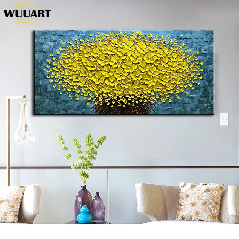 Painting Flowers Wall Decoration Abstract Flower Oil Painting Hand-Painted On Canvas Living Room Home Wall Art painting No Frame
Painting Flowers Wall Decoration Abstract Flower Oil Painting Hand-Painted On Canvas Living Room Home Wall Art painting No Frame