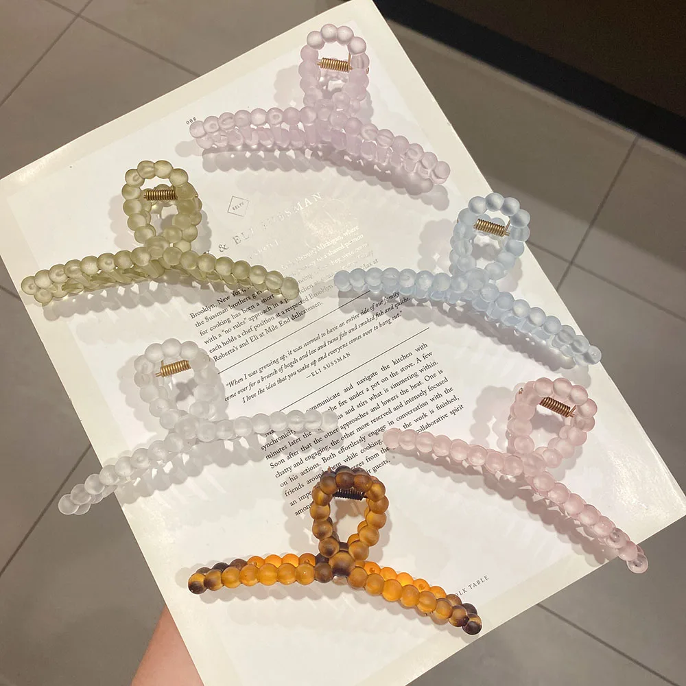 2021 Summer New Jelly Color Hair Claws Simple Temperament Frosted Hairpin Geometric Women Ponytail Hair Accessories
2021 Summer New Jelly Color Hair Claws Simple Temperament Frosted Hairpin Geometric Women Ponytail Hair Accessories