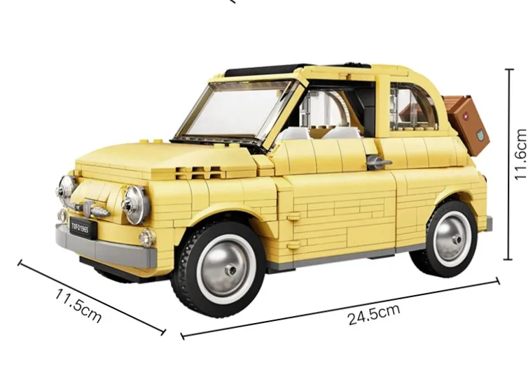 Building Blocks for Fiat Nuova 500 Creator Expert City Car Model Blocks Compatible 10271 DIY Toys for Children birthday Gifts
Building Blocks for Fiat Nuova 500 Creator Expert City Car Model Blocks Compatible 10271 DIY Toys for Children birthday Gifts