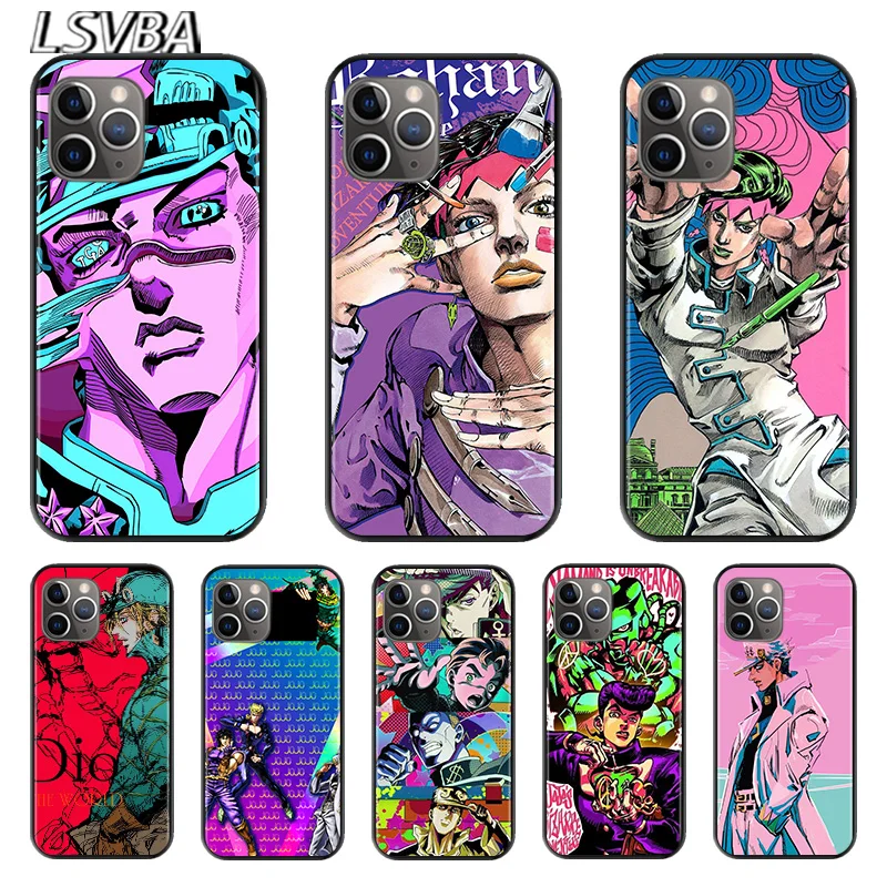 JoJo bizarre adventure For Apple iPhone 12 11 XS Pro Max Mini XR X 8 7 6 6S Plus 5 SE 2020 Black Silicone Cover Phone Cross
JoJo bizarre adventure For Apple iPhone 12 11 XS Pro Max Mini XR X 8 7 6 6S Plus 5 SE 2020 Black Silicone Cover Phone Cross