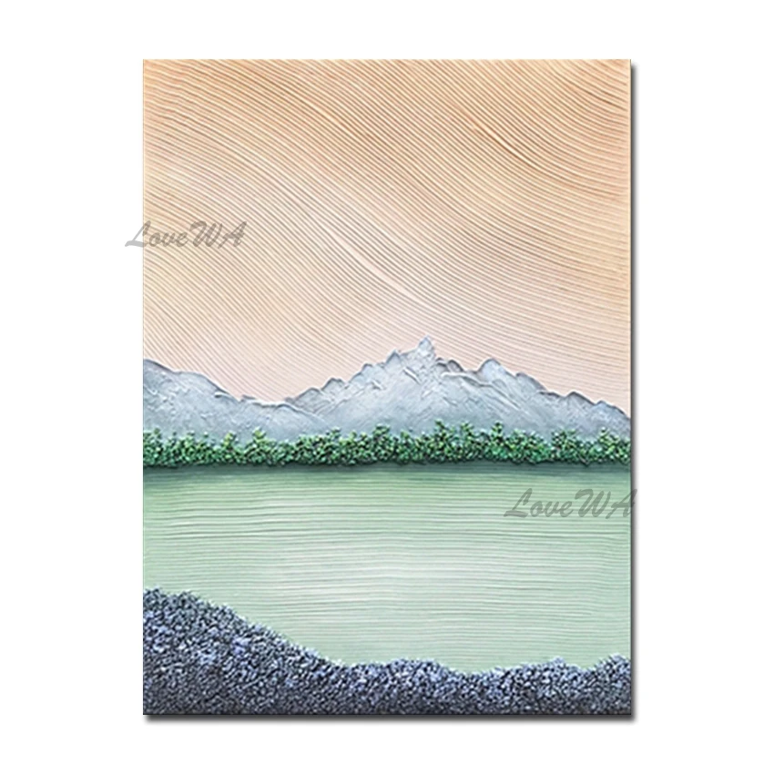 3D Textured Acrylic Art Hand Painted Mountain Landscape Wall Hangings Oil Painting Decor Abstract Thick Acrylic Wall Picture
3D Textured Acrylic Art Hand Painted Mountain Landscape Wall Hangings Oil Painting Decor Abstract Thick Acrylic Wall Picture