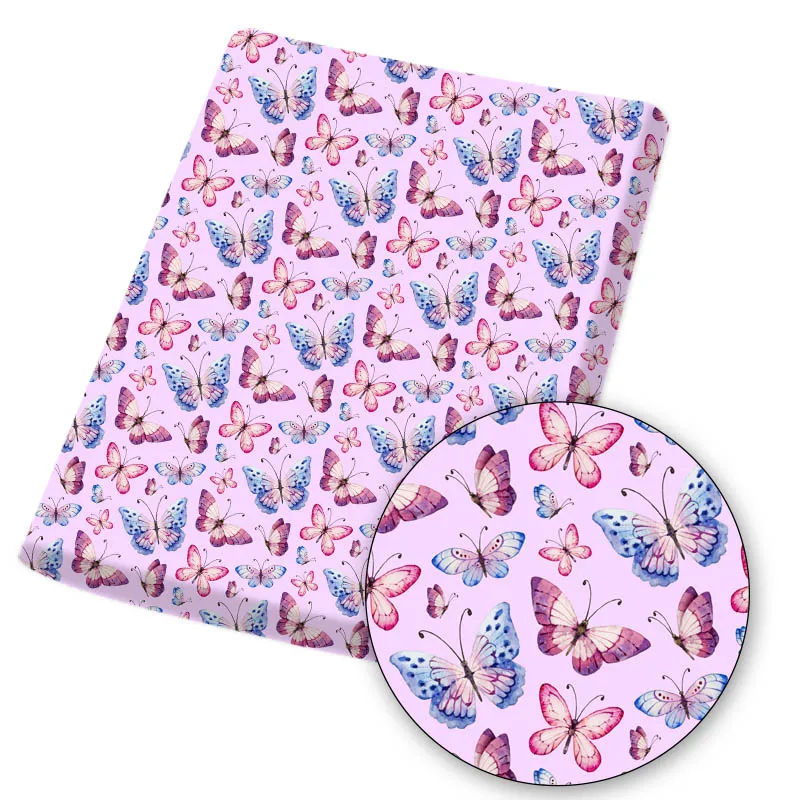 Polyester Cotton Fabric Butterfly Bee Printed Cloth Sheets for DIY Mask Dress Hairbow Material Designer Accessories 45*145cm 1pc
Polyester Cotton Fabric Butterfly Bee Printed Cloth Sheets for DIY Mask Dress Hairbow Material Designer Accessories 45*145cm 1pc