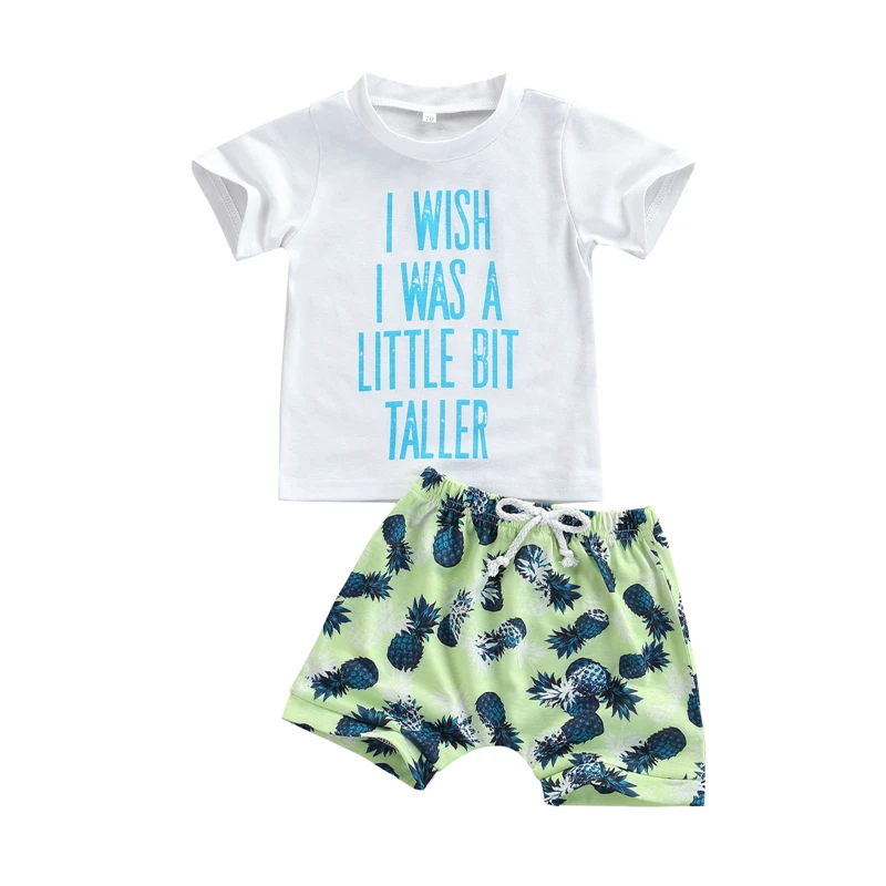 Boys Casual Two-piece Clothes Set Summer Short Sleeve Round Collar Tops and Elastic Waist Shorts Holiday Beach Clothing Set
Boys Casual Two-piece Clothes Set Summer Short Sleeve Round Collar Tops and Elastic Waist Shorts Holiday Beach Clothing Set
