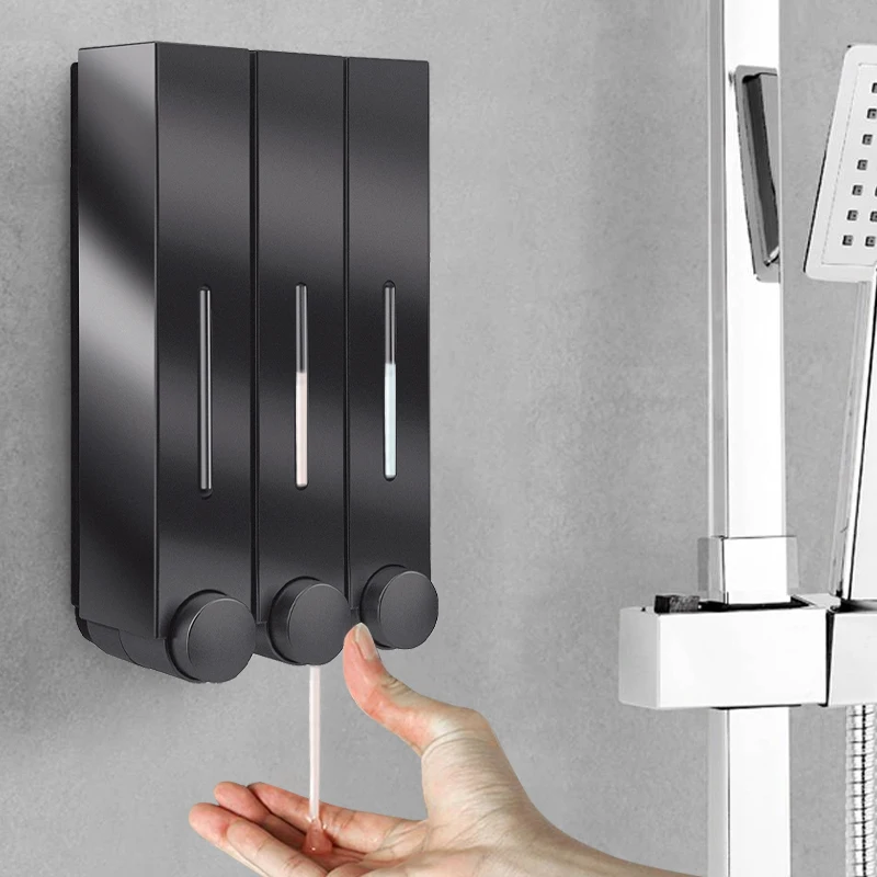 Hotel Kitchen Bathroom Manual Wall-mounted Soap Dispenser Shower Gel Shampoo Kid Family Supplies
Hotel Kitchen Bathroom Manual Wall-mounted Soap Dispenser Shower Gel Shampoo Kid Family Supplies