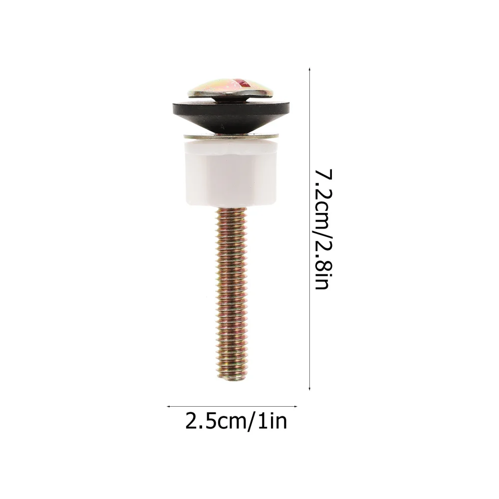 2 Sets Universal Toilet Seat Screws Bolts Toilet Seat Replacement Parts Kit 
2 Sets Universal Toilet Seat Screws Bolts Toilet Seat Replacement Parts Kit