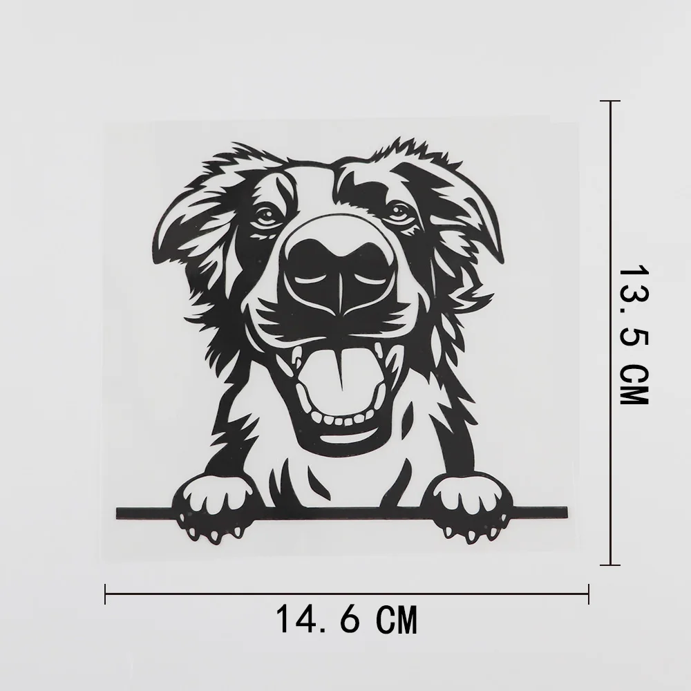 Car Sticker Cute Peeping Dog Border Collie Sticker PVC Waterproof Sunscreen Decal Black/Silver 14.6cm X 13.5cm
Car Sticker Cute Peeping Dog Border Collie Sticker PVC Waterproof Sunscreen Decal Black/Silver 14.6cm X 13.5cm