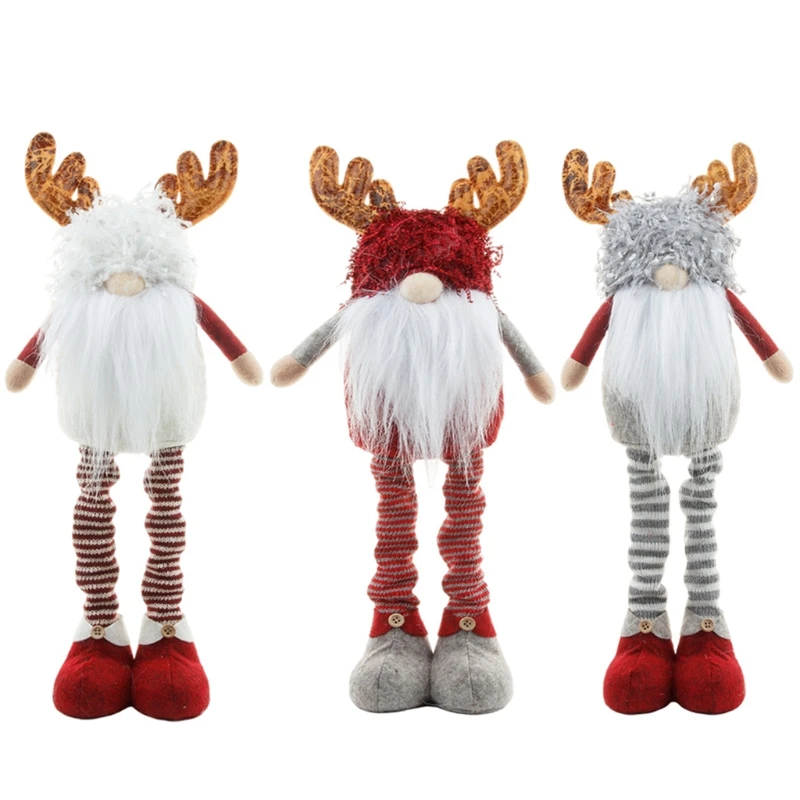 Christmas Gnome Reindeer Elk Swedish Tomte Gnome Stuffed Plush with Retractable Spring Legs Xmas Decorations Ornaments
Christmas Gnome Reindeer Elk Swedish Tomte Gnome Stuffed Plush with Retractable Spring Legs Xmas Decorations Ornaments