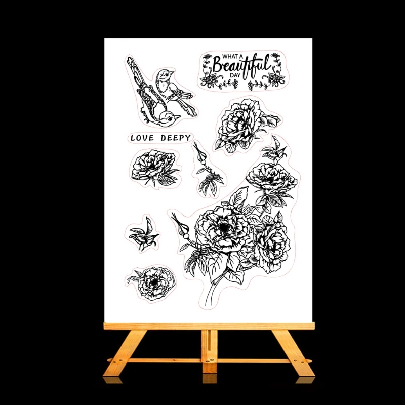 Beautiful Flowers DIY Silicone Clear Stamp Cling Seal Scrapbook Embossing Album
Beautiful Flowers DIY Silicone Clear Stamp Cling Seal Scrapbook Embossing Album
