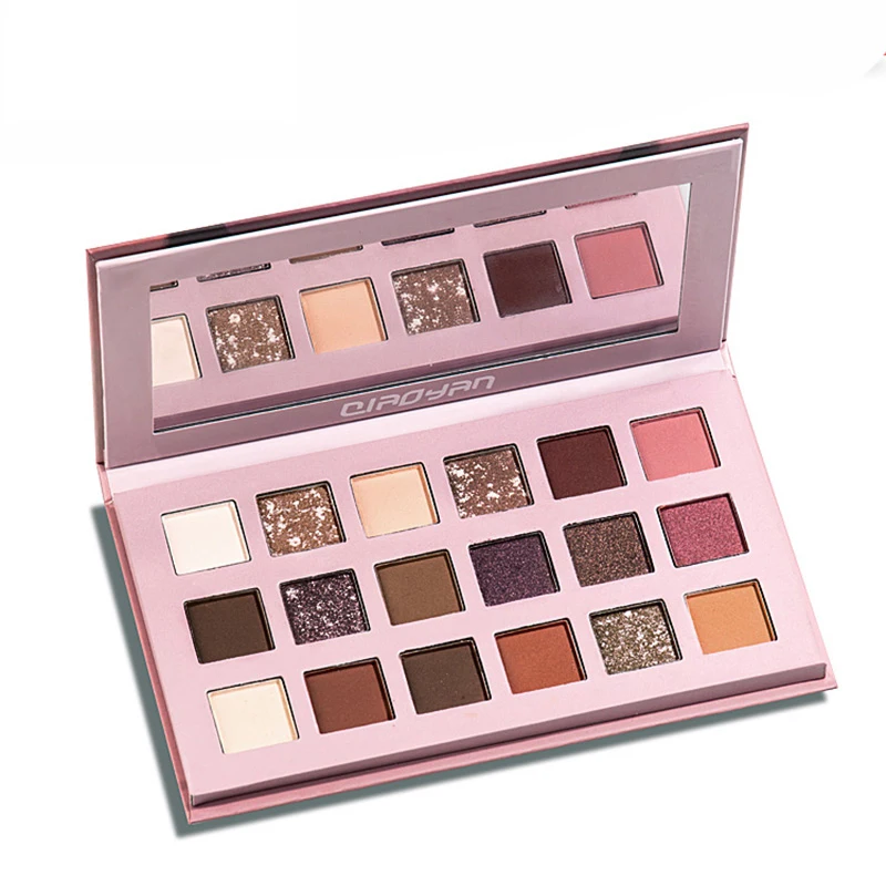 18 Colors EyeShadow Palette Matte Shimmer Long Lasting Makeup Professional Makeup Eye Shadow Palette
18 Colors EyeShadow Palette Matte Shimmer Long Lasting Makeup Professional Makeup Eye Shadow Palette