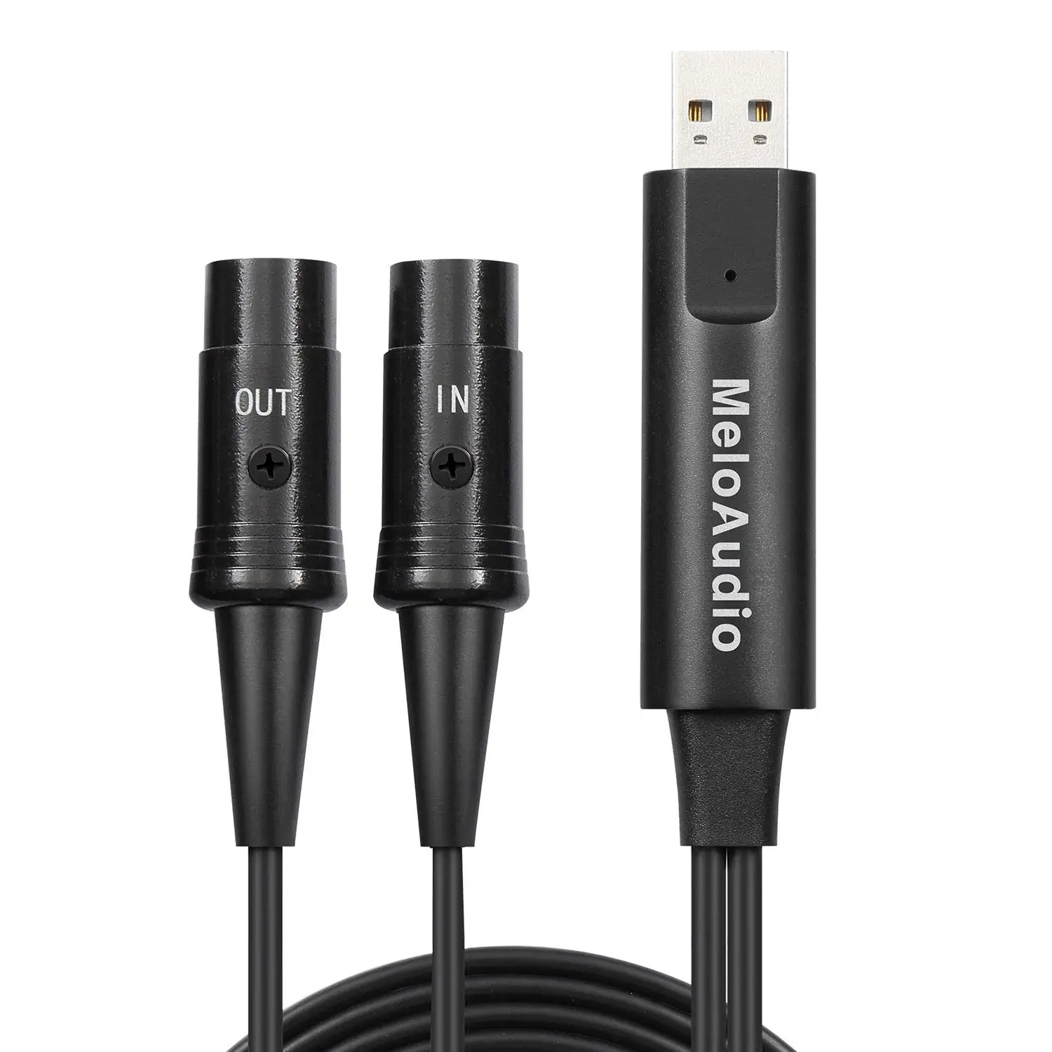 MeloAudio 2m 5PIN MIDI to USB Cable In-out Interface MIDI Controller Converter Adapter for Piano Keyboard Instrument to PC Mac 
MeloAudio 2m 5PIN MIDI to USB Cable In-out Interface MIDI Controller Converter Adapter for Piano Keyboard Instrument to PC Mac