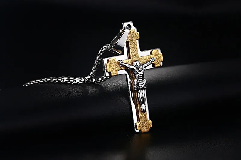 FXM CHP48 steel necklace hot sell man woman 58mm Jesus on the cross shape rose color lover gift women Korea style
FXM CHP48 steel necklace hot sell man woman 58mm Jesus on the cross shape rose color lover gift women Korea style