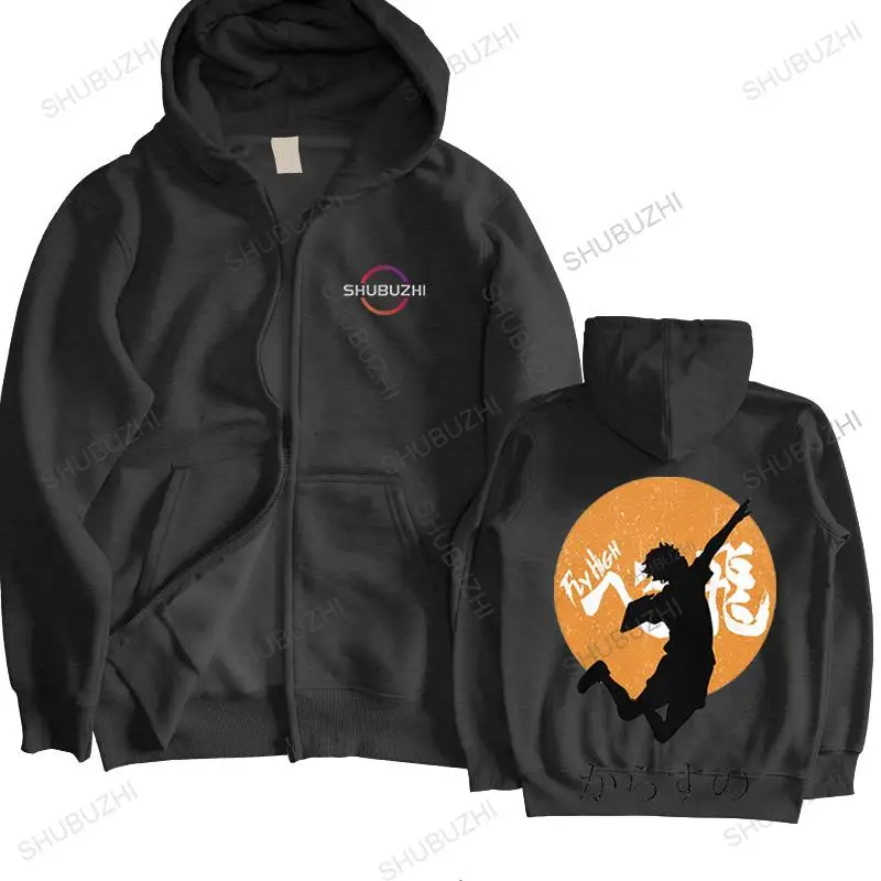 Cool Karasuno Fly High hoody Men Haikyuu Hinata Shoyo hoody zipper Casual Soft Cotton Harajuku sweatshirt Tops Manga Clothing
Cool Karasuno Fly High hoody Men Haikyuu Hinata Shoyo hoody zipper Casual Soft Cotton Harajuku sweatshirt Tops Manga Clothing