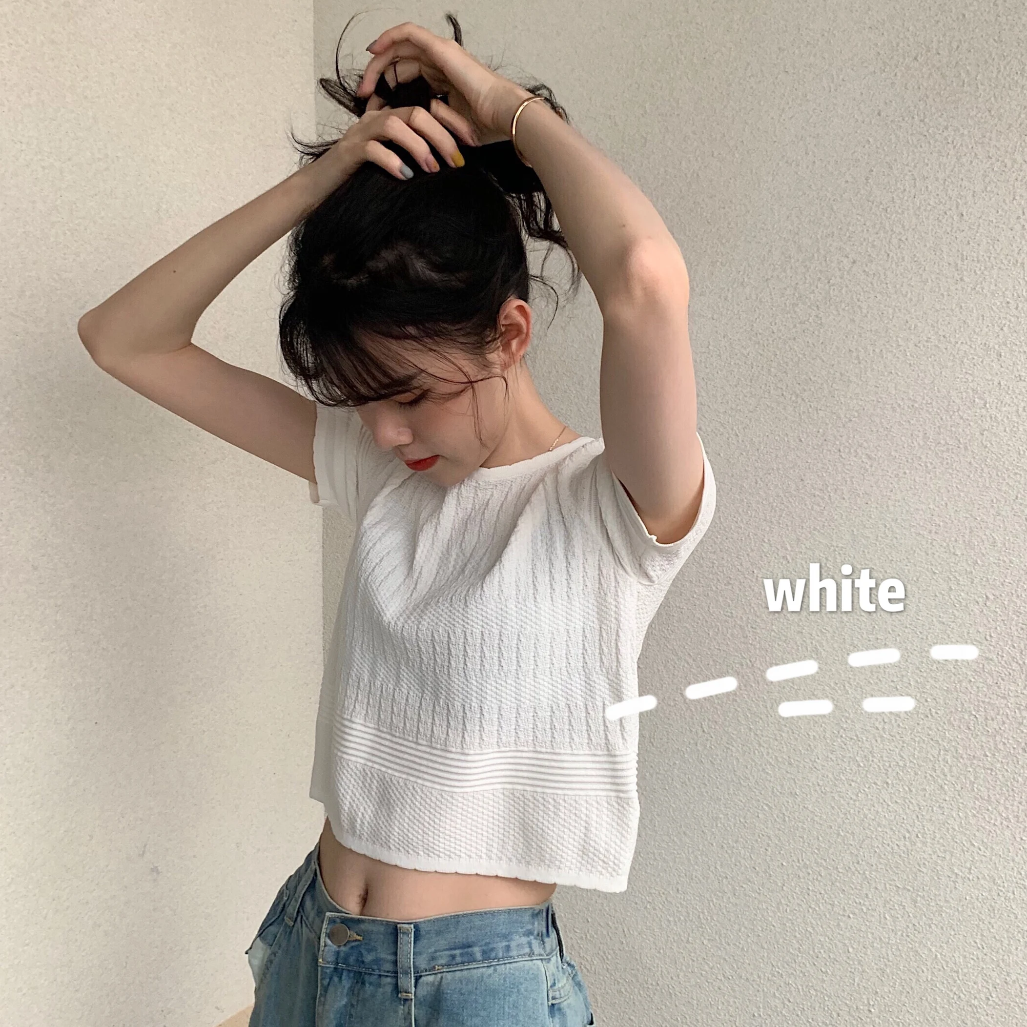 Sakurada Kawashima Ins Korean Style Summer Gentle Style Western Style Chic Elegant Loose Knitted Bottoming Shirt Short Sleeve
Sakurada Kawashima Ins Korean Style Summer Gentle Style Western Style Chic Elegant Loose Knitted Bottoming Shirt Short Sleeve