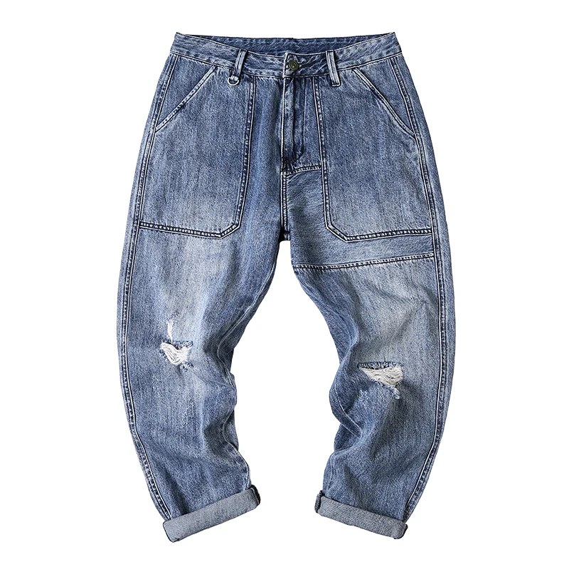2021 Baggy Jeans For Men Wide Leg Boy Oversize Men's Pants Baggy Jean Cargo Denim Overalls Trousers Boys
2021 Baggy Jeans For Men Wide Leg Boy Oversize Men's Pants Baggy Jean Cargo Denim Overalls Trousers Boys