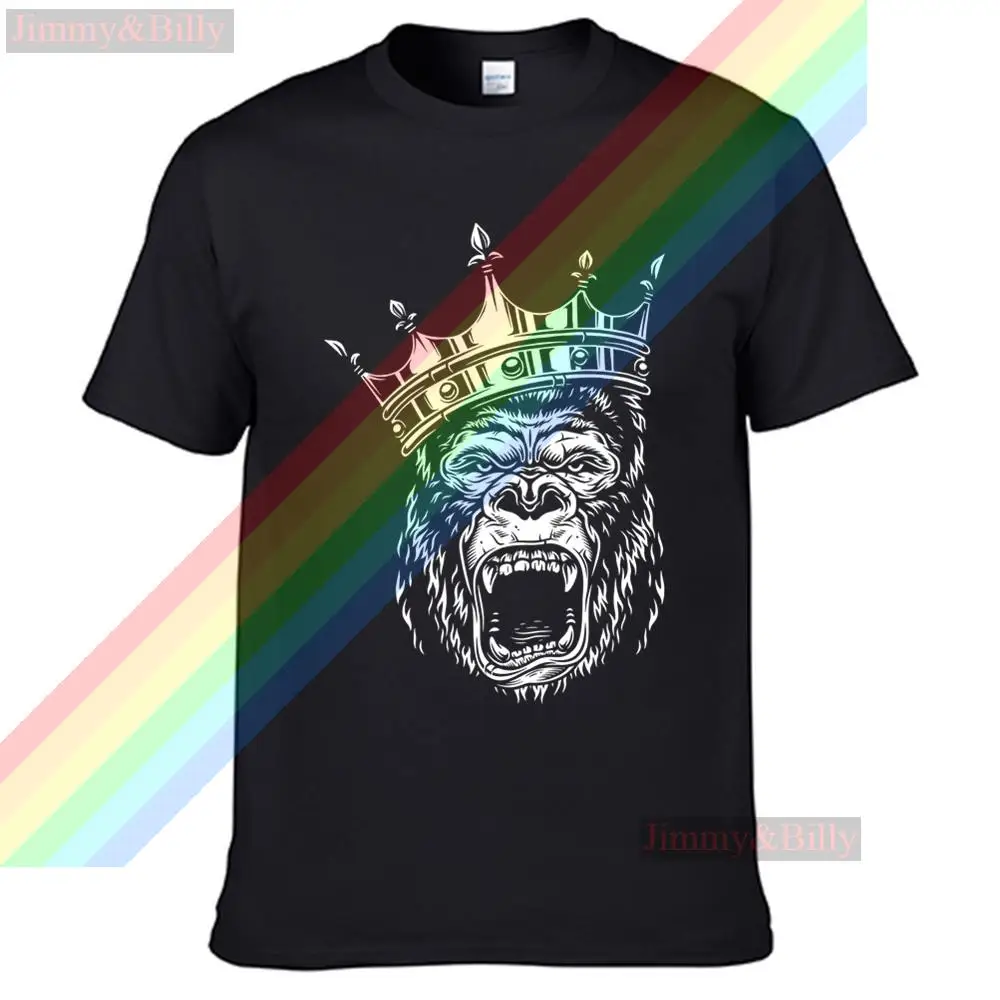 An Angry Gorilla With A Crown Summer Print T Shirt Clothes Popular Shirt Cotton Tees Amazing Short Sleeve Unique Unisex Tops
An Angry Gorilla With A Crown Summer Print T Shirt Clothes Popular Shirt Cotton Tees Amazing Short Sleeve Unique Unisex Tops