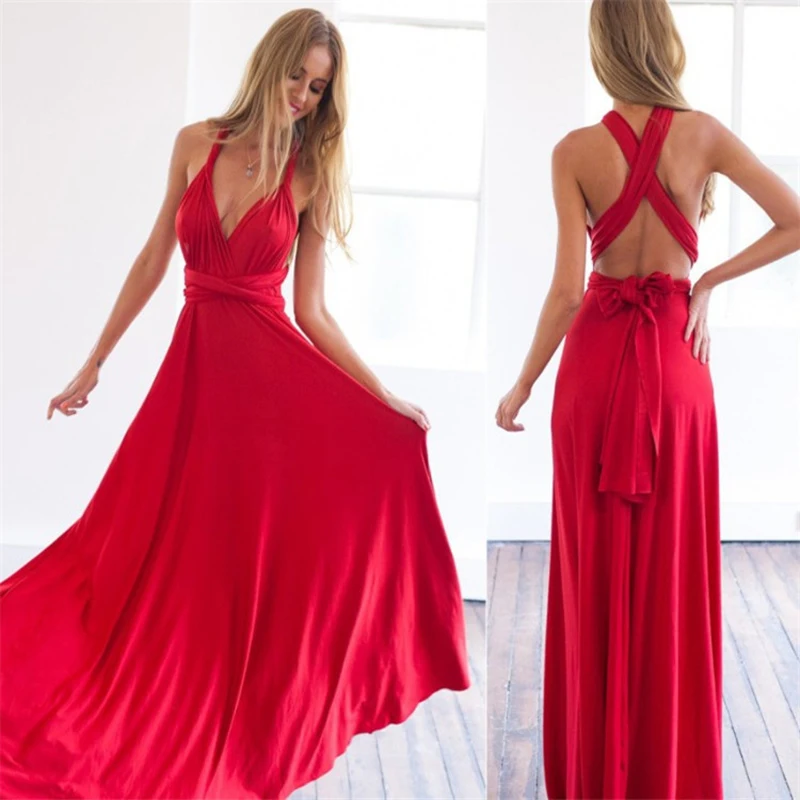 Women Multiway Wrap Convertible Boho Maxi Club Evening Prom Dress Bandage Long Dress Party Bridesmaids Robe Longue Femme XXL
Women Multiway Wrap Convertible Boho Maxi Club Evening Prom Dress Bandage Long Dress Party Bridesmaids Robe Longue Femme XXL