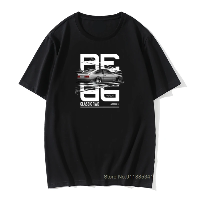 Cool AE86 Car T-shirt Anime Initial D Fujiwara Takumi HachiRoku Men T Shirt Harajuku Tee Christmas Gift Tshirt Cotton Fabric
Cool AE86 Car T-shirt Anime Initial D Fujiwara Takumi HachiRoku Men T Shirt Harajuku Tee Christmas Gift Tshirt Cotton Fabric