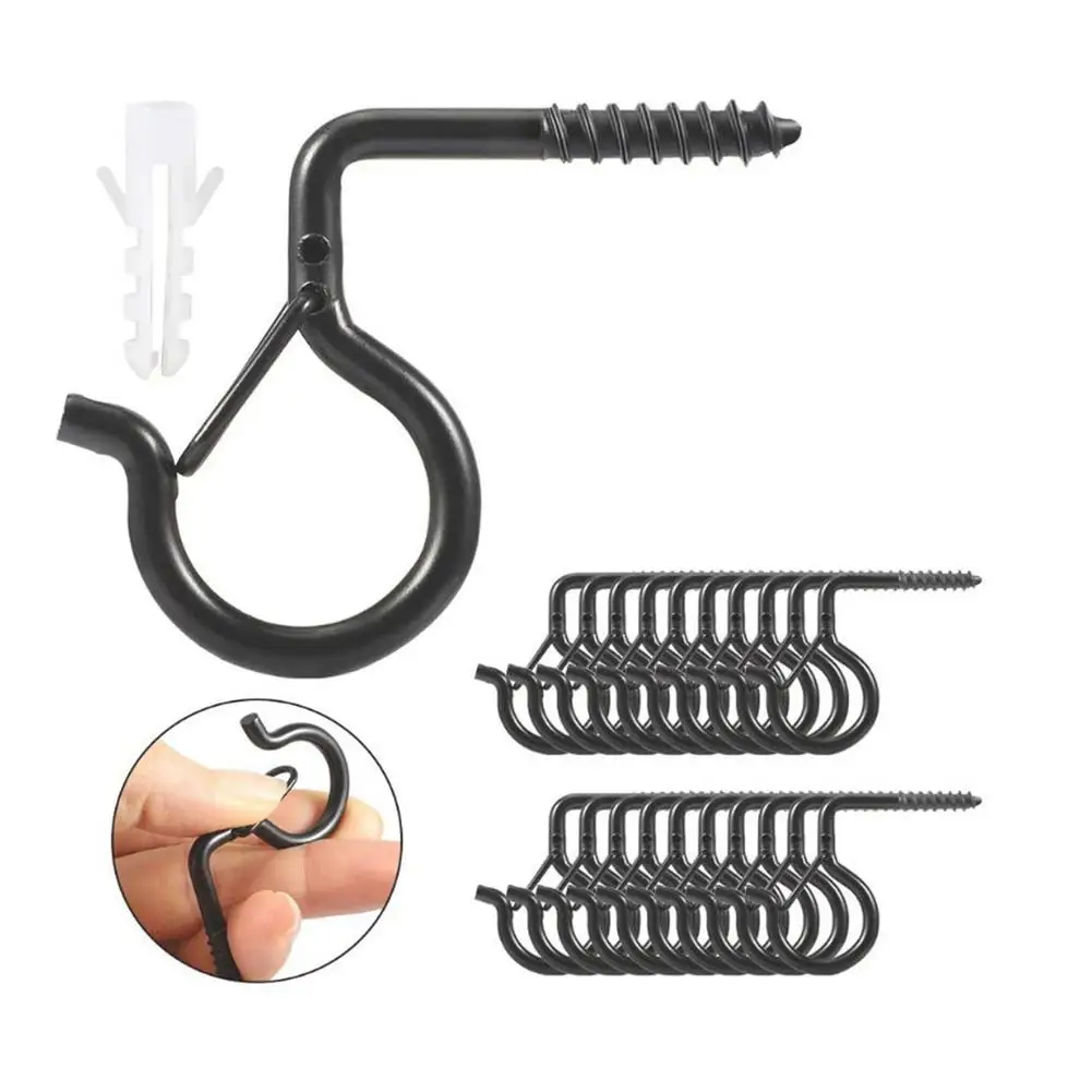 20 Pack Q-Hanger Hooks with Safety Buckle Wall Cabinet Ceiling Hooks for Christmas Light String Lights Plants Wind Chimes Light
20 Pack Q-Hanger Hooks with Safety Buckle Wall Cabinet Ceiling Hooks for Christmas Light String Lights Plants Wind Chimes Light