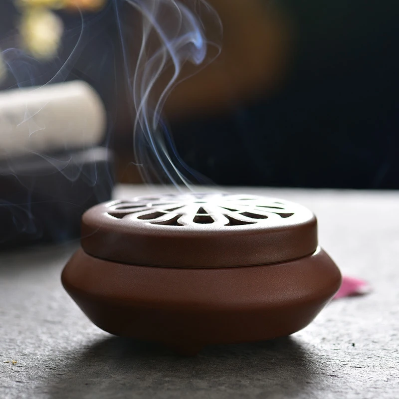 Small Ceramic Incense Holder Vintage Charcoal House Holder Smoke Aroma Sticks Holder Minimalsit Encensoir Smoke Decor AC50NB
Small Ceramic Incense Holder Vintage Charcoal House Holder Smoke Aroma Sticks Holder Minimalsit Encensoir Smoke Decor AC50NB