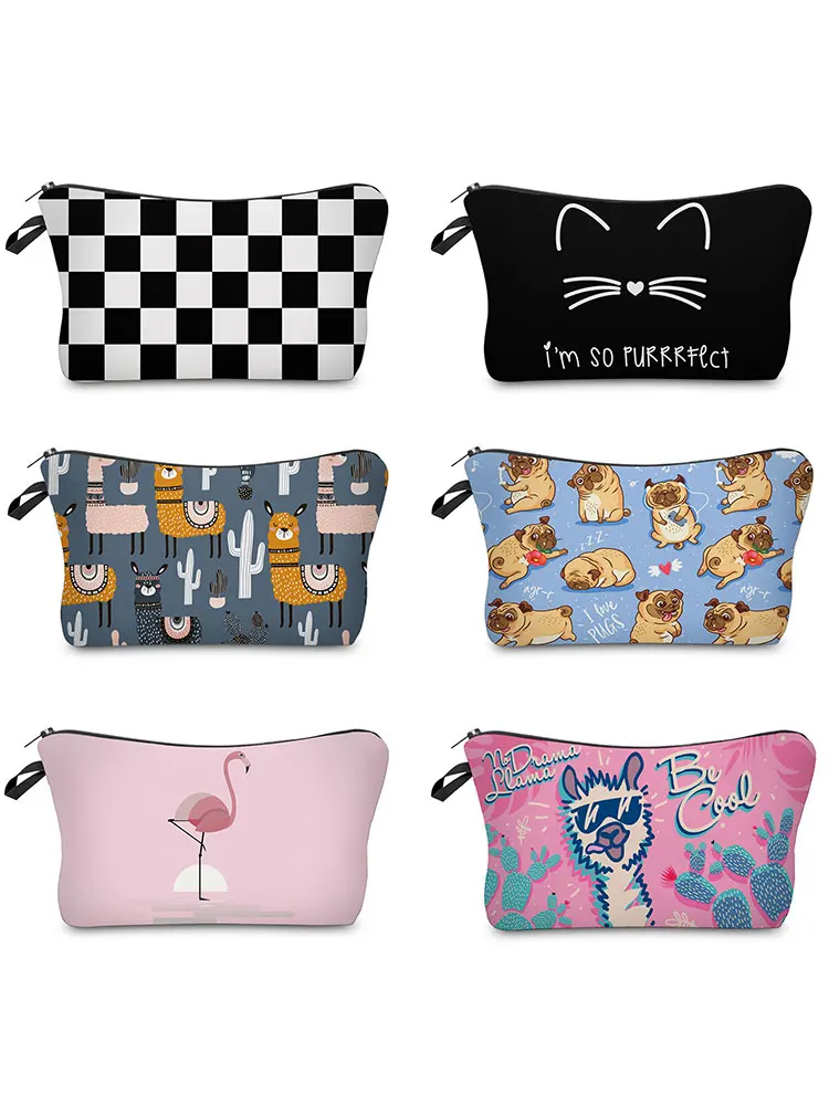 Fashion Printed Alpaca Cosmetics Organizer Bag Hot Sale Women's Makeup Bag Custom Made Storage Bags for Women Small Handbags
Fashion Printed Alpaca Cosmetics Organizer Bag Hot Sale Women's Makeup Bag Custom Made Storage Bags for Women Small Handbags