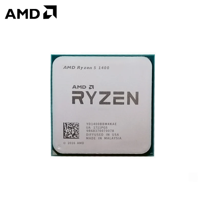 AMD Ryzen 5 1400 R5 1400 3.2 GHz Quad-Core CPU Processor YD1400BBM4KAE Socket AM4
AMD Ryzen 5 1400 R5 1400 3.2 GHz Quad-Core CPU Processor YD1400BBM4KAE Socket AM4