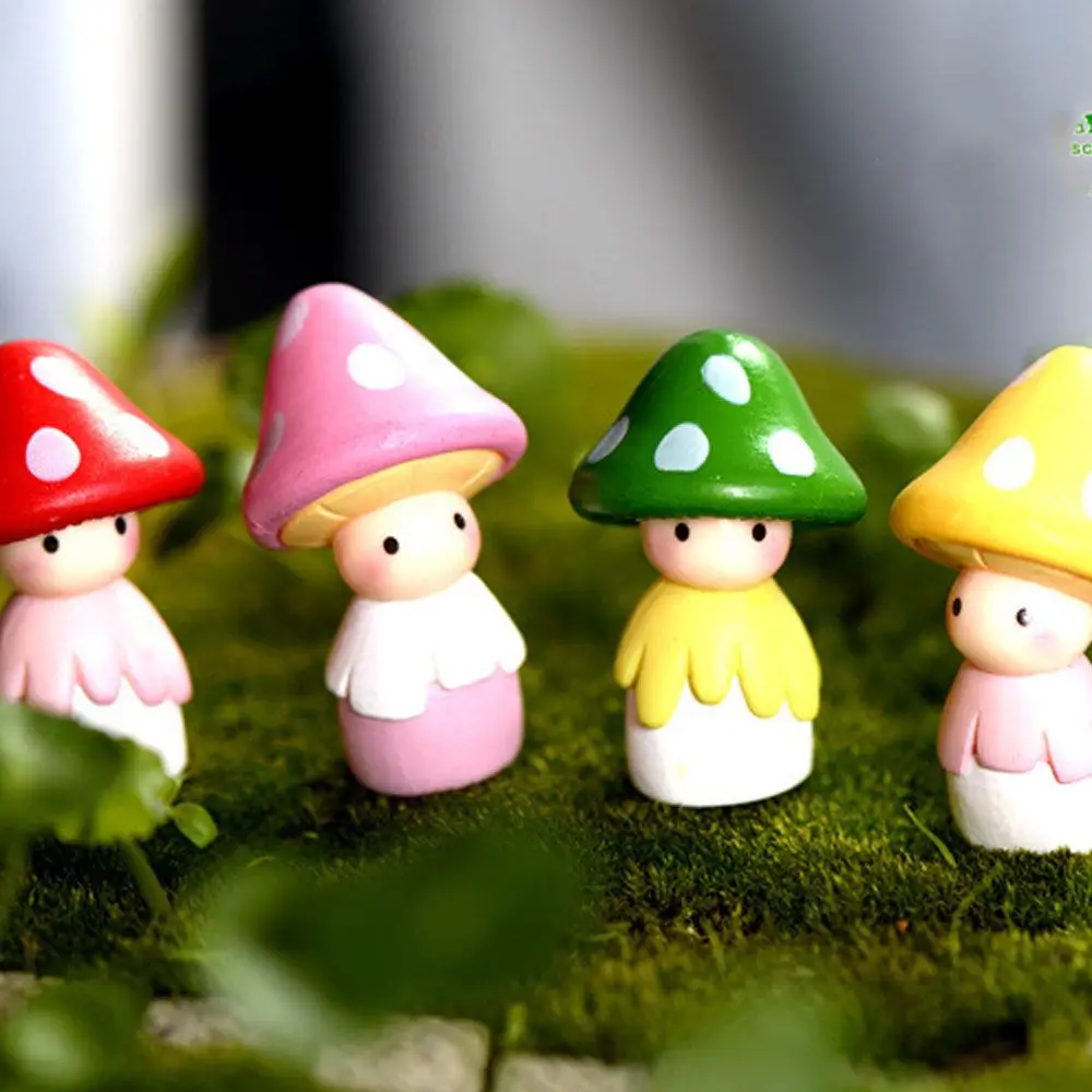 Baby Fashion Cute Decorations Miniature Landscape Figurines Little Mushroom Four-color
Baby Fashion Cute Decorations Miniature Landscape Figurines Little Mushroom Four-color