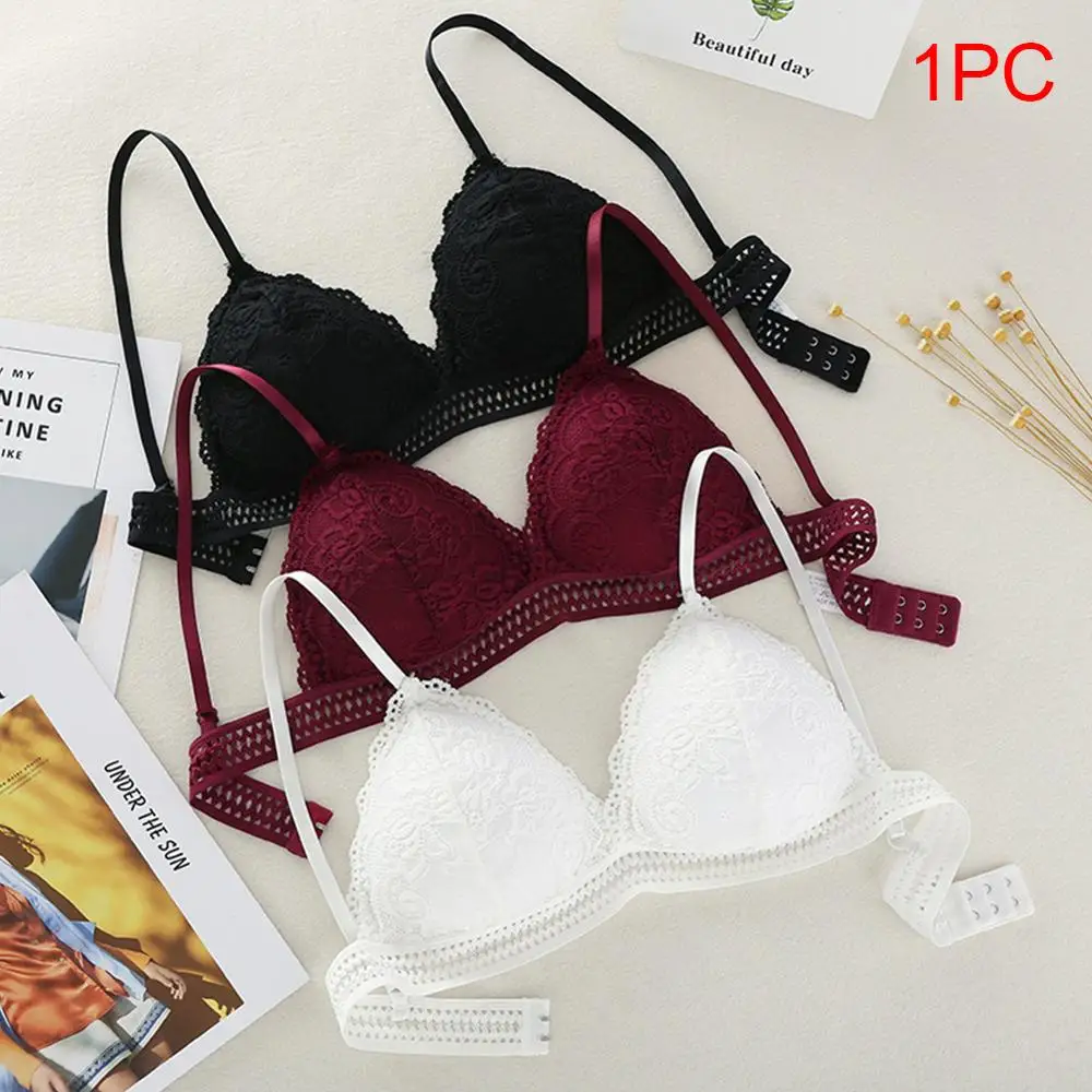 Lace Wireless Triangle Cup Bra Women Lingerie Soft Bra Seamless Underwear Deep V Girls Thin French Style Bralette
Lace Wireless Triangle Cup Bra Women Lingerie Soft Bra Seamless Underwear Deep V Girls Thin French Style Bralette