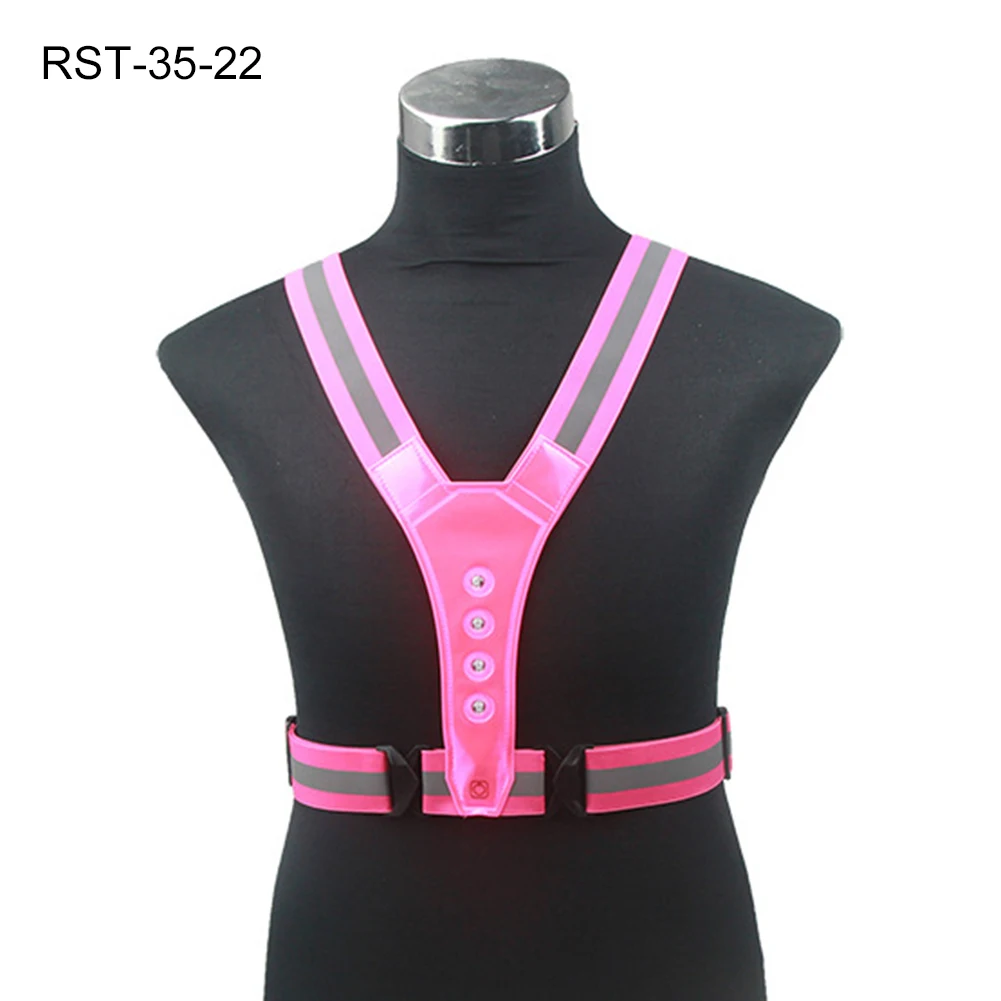 Elastic LED Riding Cycling Vest Adjustable Visibility Reflective Vest Gear Stripes Night Sports Safety Cycling Reflective Belt
Elastic LED Riding Cycling Vest Adjustable Visibility Reflective Vest Gear Stripes Night Sports Safety Cycling Reflective Belt