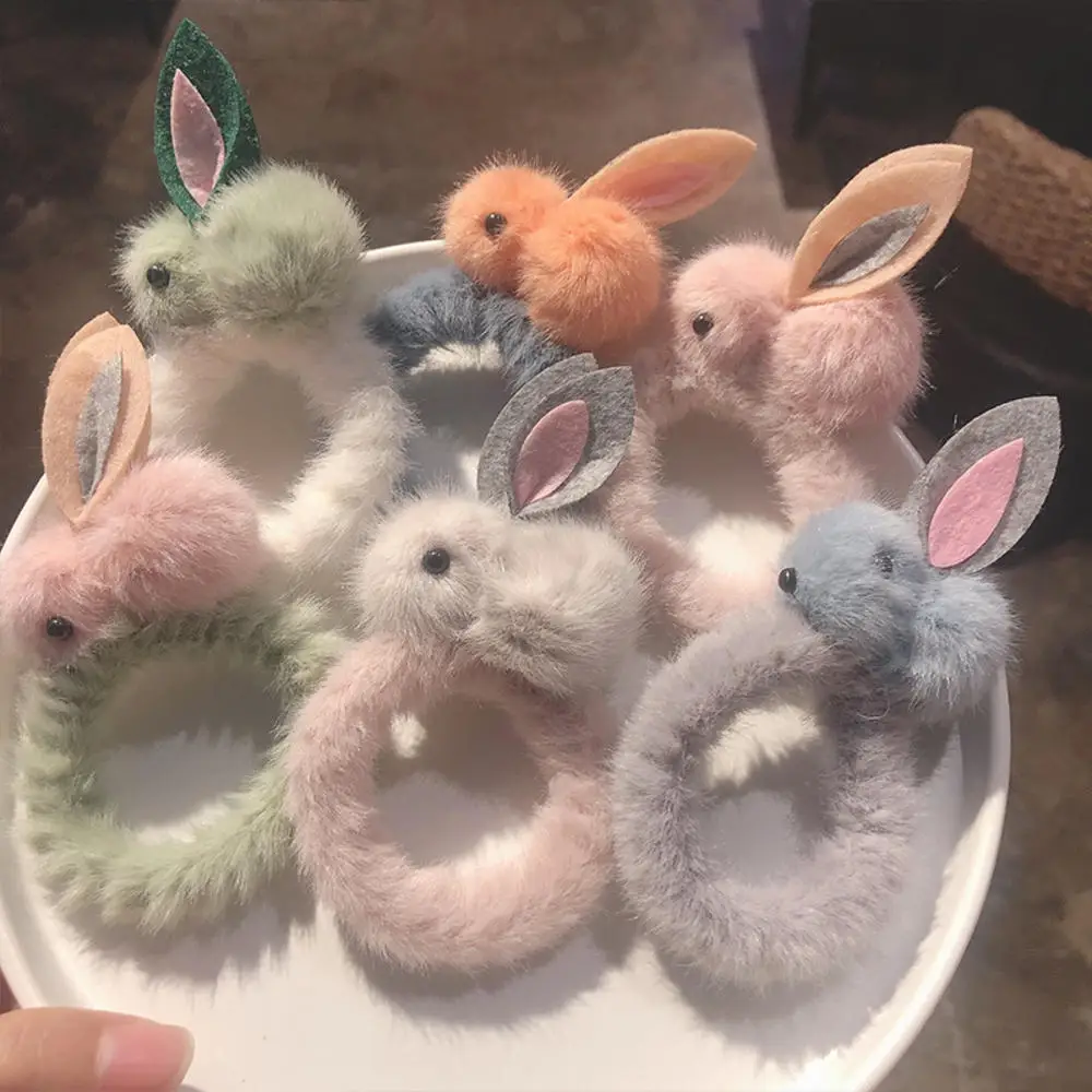 Fashion Cute Ball Rabbit Hair Ring Female tie rope Korean Elastic Rubber Hair Bands Bunny Hair Rope Children's Hair Accessories
Fashion Cute Ball Rabbit Hair Ring Female tie rope Korean Elastic Rubber Hair Bands Bunny Hair Rope Children's Hair Accessories