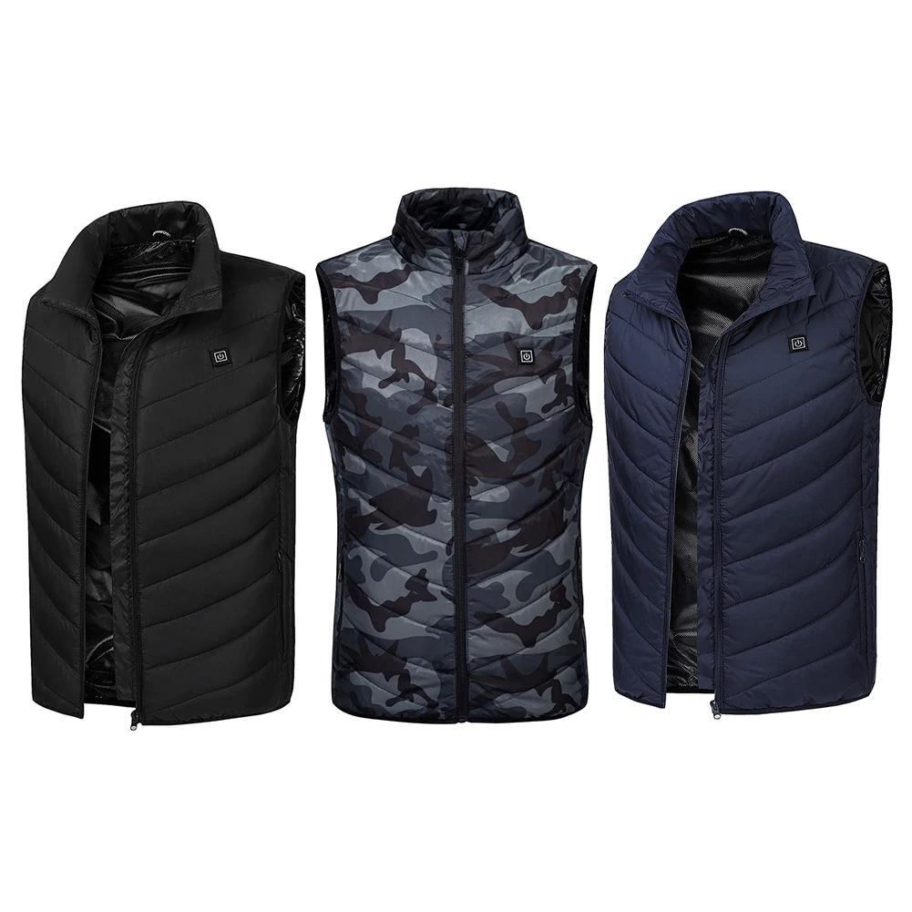 Hot Sale! 4 Areas Heated Vest Jacket USB Men Winter Electrical Heated Jacket Outdoor Fishing Hunting Waistcoat Hiking Vest
Hot Sale! 4 Areas Heated Vest Jacket USB Men Winter Electrical Heated Jacket Outdoor Fishing Hunting Waistcoat Hiking Vest