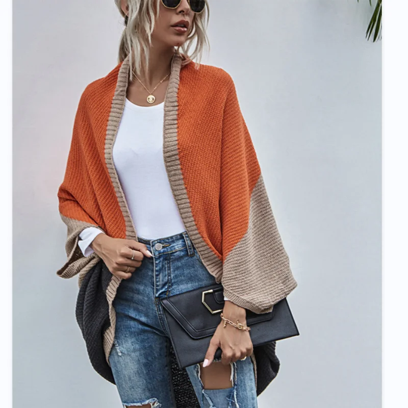 Fashion Cardigan Women Color Block Long Autumn Winter Warm Knitted Long Sleeve Sweater Elegant Vintage Shawl Coat
Fashion Cardigan Women Color Block Long Autumn Winter Warm Knitted Long Sleeve Sweater Elegant Vintage Shawl Coat