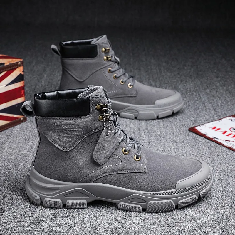 Men's short boots Winter Keep warm Men's Casual Shoes Comfortable classic men work shoes Hard-Wearing Non-slip Men's boots 2020
Men's short boots Winter Keep warm Men's Casual Shoes Comfortable classic men work shoes Hard-Wearing Non-slip Men's boots 2020