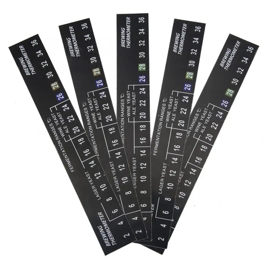 5pcs Brewing Fish Tank Thermometer Temperature Sticker LCD Digital Dual Scale Temperature Sticker Homebrew Beer Thermometer
5pcs Brewing Fish Tank Thermometer Temperature Sticker LCD Digital Dual Scale Temperature Sticker Homebrew Beer Thermometer