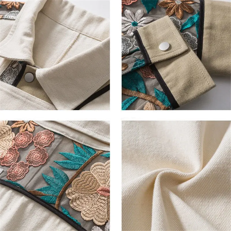 2021 Spring New Casual Jacket Men Women Loose Color-Block Embroidered Denim Jacket Retro Lapel Trendy Couples Boy girl Tops 
2021 Spring New Casual Jacket Men Women Loose Color-Block Embroidered Denim Jacket Retro Lapel Trendy Couples Boy girl Tops