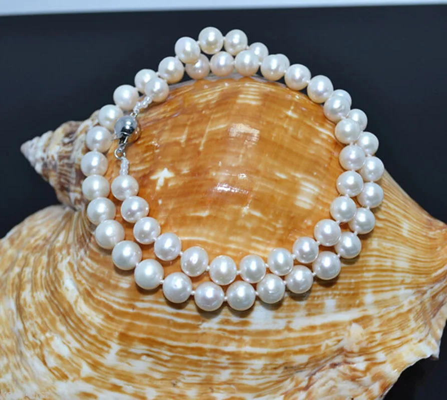 Новое ожерелье из натуральной белой искусственной кожи 6-7 мм, 18 дюймов
Новое ожерелье из натуральной белой искусственной кожи 6-7 мм, 18 дюймов