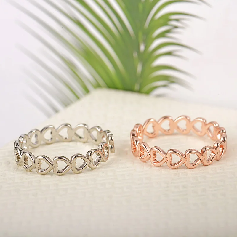 Rose Gold Colour Hollowed-out Heart Shape Open Ring Design Cute Fashion Love Jewelry for Women Young Girl Child Gifts Adjustable
Rose Gold Colour Hollowed-out Heart Shape Open Ring Design Cute Fashion Love Jewelry for Women Young Girl Child Gifts Adjustable