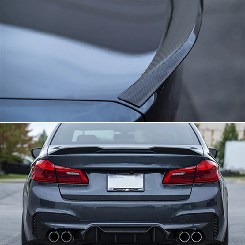 Use For BMW 5 Series G30 Spoiler 2018--2020 Year Glossy Real Carbon Fiber Rear Wing Pro Style Sport Accessories Body Kit
Use For BMW 5 Series G30 Spoiler 2018--2020 Year Glossy Real Carbon Fiber Rear Wing Pro Style Sport Accessories Body Kit