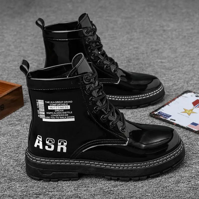 2021 New Men Winter High Top Warm Sequins Tactical Martin Boots Platform Non-slip Water Proof Male Casual Sneakers Combat Shoes
2021 New Men Winter High Top Warm Sequins Tactical Martin Boots Platform Non-slip Water Proof Male Casual Sneakers Combat Shoes