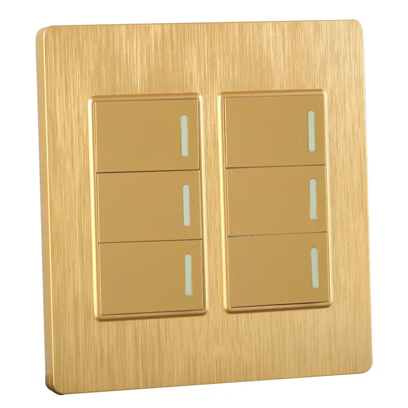 Switch socket socket panel six open dual control switch panel
Switch socket socket panel six open dual control switch panel